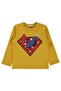 Superman Printed Sweatshirt for Ages 2-5 - Mustard