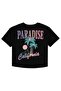 Girl's T-Shirt 10-13 Years Black - 3