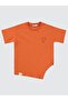 V Printed Asymmetrical 6-9 Years Old T-Shirt - Orange 9-10 Years Old