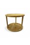 Novi Decorative Bamboo 2 Tier 360 °   Rotating Spice Rack Stand, Kitchen and Bathroom Organizer (24X21 cm) - 5