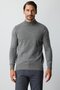 Anthracite Modern Fit Slim Fit Half Fisherman Plain Long Sleeve Knitwear - 2