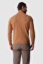 Light Brown Modern Fit Slim Fit Half Fisherman Plain Long Sleeve Knitwear - 6