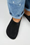 Lina Women's Genuine Leather Flat Sabo Slippers - 5