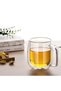 Double Wall Borosilicate Glass Latte, Filter Coffee, Milk, Herbal Tea Cup 300 ml 3 Pieces 2769 - 4