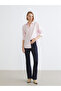 Striped Oversize Women's Shirt - 2