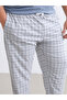 Özmarka New Season Standard Fit Plaid Men's Pajama Bottoms - 3