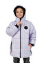 Boys' Winter Inflatable Coat Warm Fleece Lined Water Repellent Windproof Hooded Coat - 3