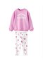 Girl's Punch Embroidered Leggings Set - 4