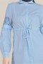 Elastic Tunic with Embroidered Waist Sleeves 40616 - 4