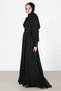 STONE DETAILED CHIFFON GOWN 50221 - 2