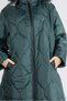 Plus Size Puffer Coat with Fur Hood 90333 - 4