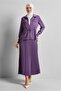 Satin Suit with Pleated Skirt 45385 - 3