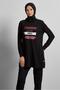 Text Printed Tracksuit Tunic 45603