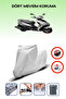 Bumoto/For Jinling Terra 100Cc Grey Waterproof Motorcycle Tarpaulin Rear Bag Is Not Compatible