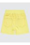 Lace-Up Shorts with Ribbed Waistband for 6-18 Months - Yellow - 2