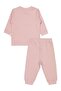Organic Cotton Shoulder Pad Pajama Set for 1-9 Months - Pink 3-6 Months - 2