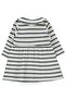 Striped 6-18 Months Dress - Navy Blue 9-12 Months - 2