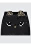 Cat Embroidered Skirt for 2-5 Years - Black - 3