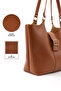 Taba Shk269 Faux Leather Single Compartment, Snap Fastener, Hand, Arm and Shoulder Bag - 5