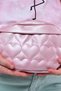 Children's Heart Quilted Detailed Waist Bag Pink - 3