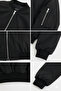 Oversize Zippered Bomber Jacket - 4