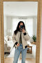 Oversize Zippered Bomber Jacket