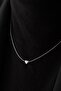 Tiny Heart Patterned Steel Necklace - Non Tarnish, 40cm and 5cm - 8