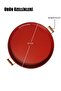 51 Cm Red 37 Cm White 2 Piece Metal Round Tray Presentation Tray Tea Coffee Tray - 5