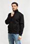 سويت شيرت رجالي بسحاب أسود - 3