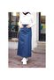Pocket Detailed Belted Buckle Gabardine Skirt Black - 8