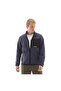 B0A6Nh14511-R Sherburne Polartec 200 Mix Media Full Zip Men's Jacket Navy Blue