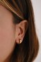 Steel Hoop Earrings Tarnish Resistant Plate 1.3cm Diameter Suitable for Daily Wear - 4