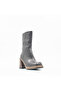 Dark Brown Genuine Leather Thick Heeled Women's Boots – 8 cm Heel, 15 mm Platform - 4