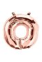 Rose Gold Foil Balloon 36- 40 cm (O) Letter / (0) Zero Number as Used - 2