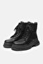 Frieda Black Color Lace-Up Women's Boots - 2