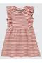 3D Jacquard 2-5 Years Old Dress - Red 3-4 Years Old