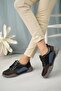 Genuine leather women's daily sneaker shoes dd3004 - 3