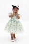Daisy Patterned Girl's Dress - 6