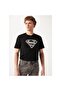 Men's Superman Printed Black T-Shirt 0610494-900