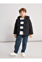 Hooded Lined Boy's Coat - 2