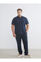 Rmz Gi̇yi̇m Farkiyla Devrik Roba Yaka Pique Men's T-Shirt - 3