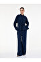 Crepe Fabric Regular Fit Long Sleeve Shirt Jacket with Lacing Detail