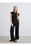 Rmz Gi̇yi̇m Farkiyla Zero Roba Collar Textured Women's Bodysuit - 3