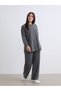 Vizyon New Season Plus Size Women's Sweatpants with Elastic Waist