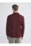 Polo Neck Long Sleeve Men's T-Shirt - 4