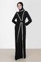 Stone Striped Detail Evening Dress 50202 - 2