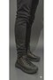 Rubber Tied Wing Print Model Short High-Top Men's Boots M434