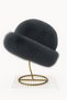 Anthracite Women's Plush Hat – Soft Looking Beanie