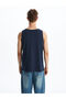 Nevavm Oval Collar Santorini Printed Men's Sleeveless T-Shirt with a Difference - 4