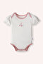 Yendioğan Printed White Bodysuit
